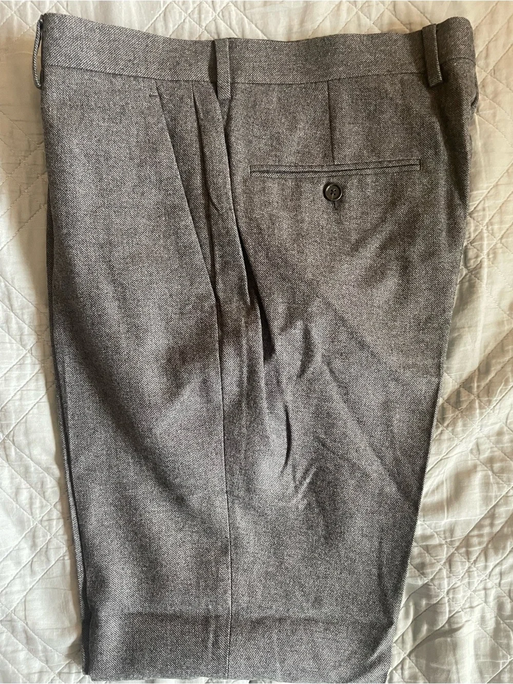 J. CREW Ludlow Slim-fit suit pant in English cotton-wool blend 33 $248 BH231